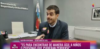 Dispositivo con “pulseras de reencuentro” durante el Poncho 2026