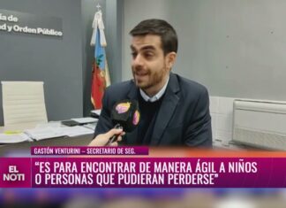 Dispositivo con “pulseras de reencuentro” durante el Poncho 2026