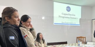 Sumar+ capacitó al equipo del Hospital de Bañado de Ovanta