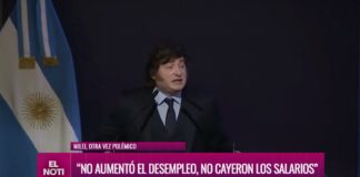 Milei: «que la gente no llega a fin de mes, es una estupidez»