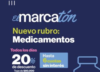 Los primeros comercios que adhirieron al Marcatón Medicamentos comenzarán a operar el lunes próximo