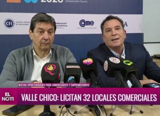 Licitarán más de 30 locales comerciales en Valle Chico