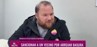 Sancionaron a un vecino de la Capital por arrojar basura